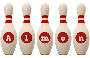 Almon bowling-pin logo