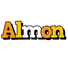 Almon cartoon logo