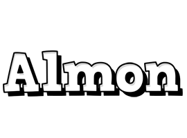 Almon snowing logo