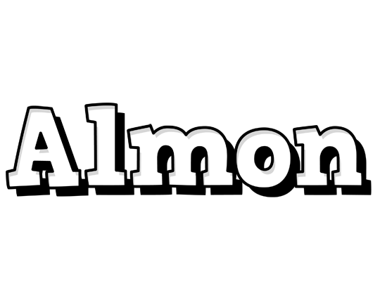 Almon snowing logo