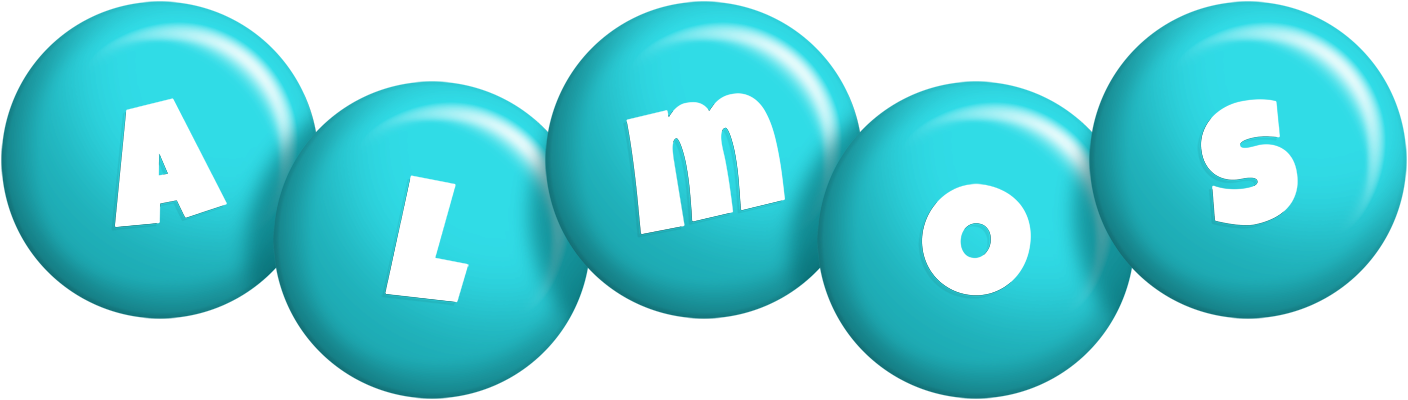 Almos candy-azur logo