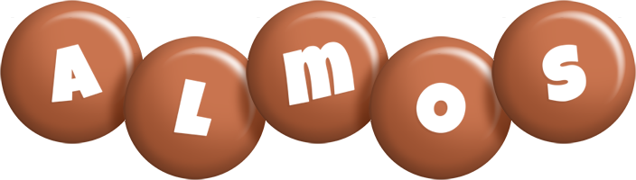 Almos candy-brown logo