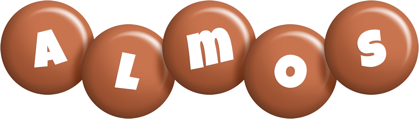 Almos candy-brown logo