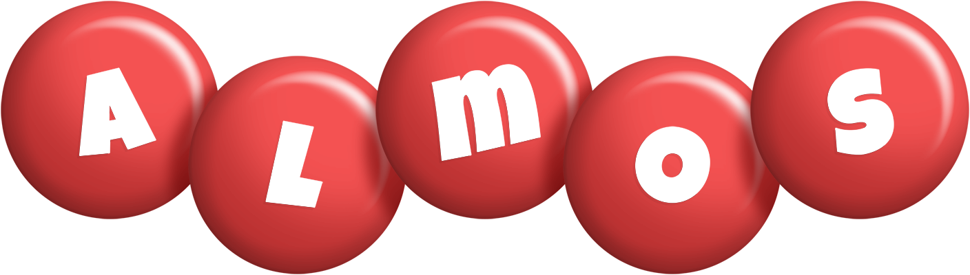 Almos candy-red logo