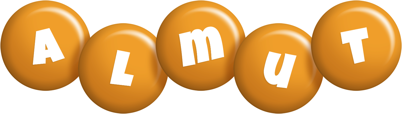 Almut candy-orange logo