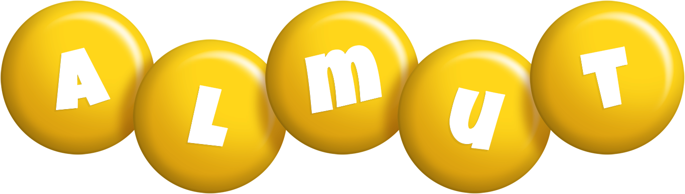 Almut candy-yellow logo