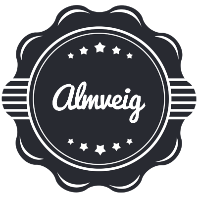 Almveig badge logo