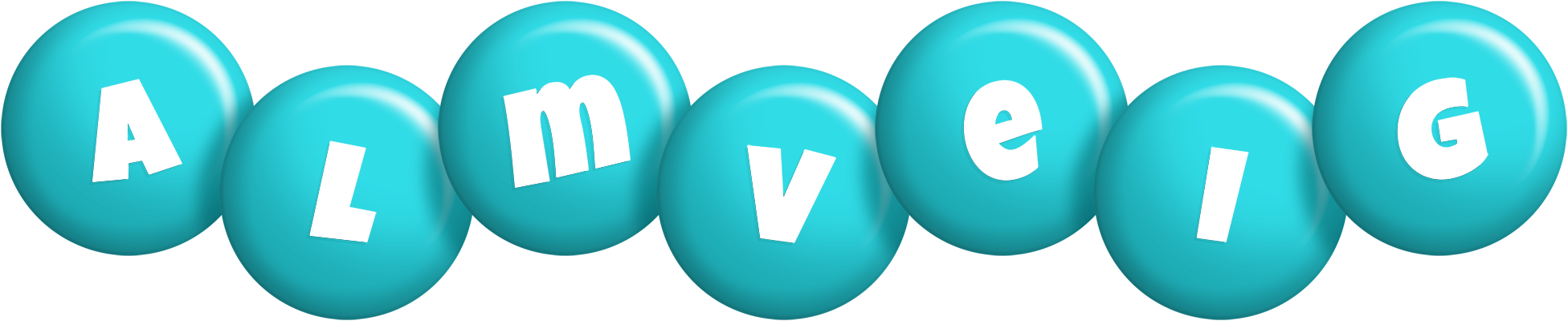 Almveig candy-azur logo