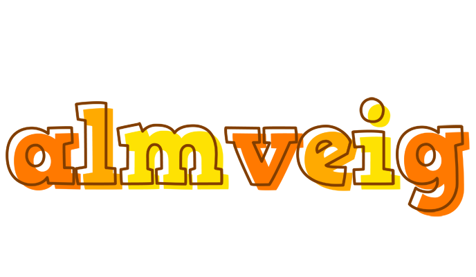 Almveig desert logo