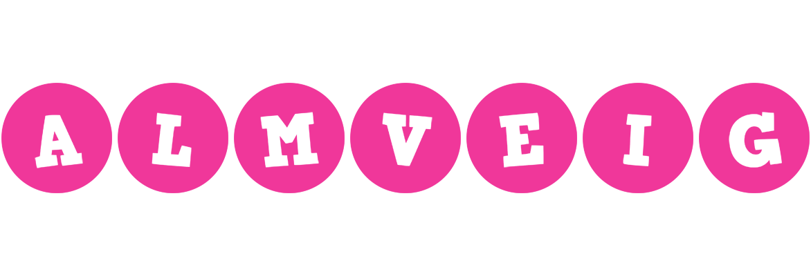 Almveig poker logo