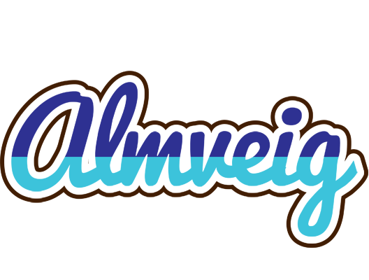 Almveig raining logo