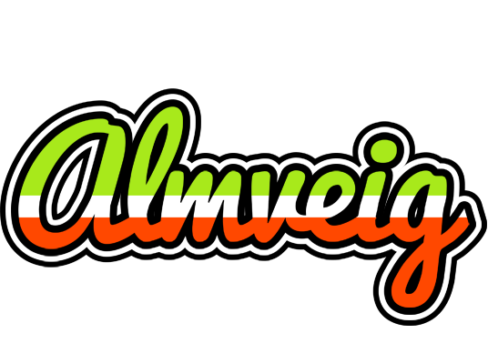 Almveig superfun logo