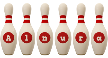 Alnura bowling-pin logo