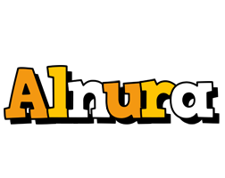 Alnura cartoon logo