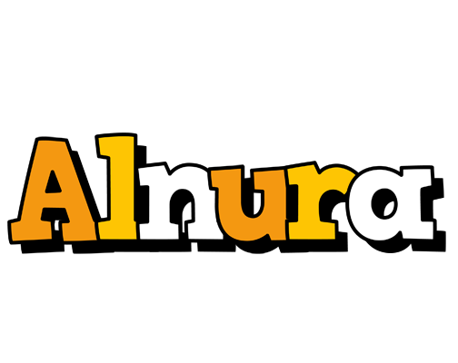 Alnura cartoon logo