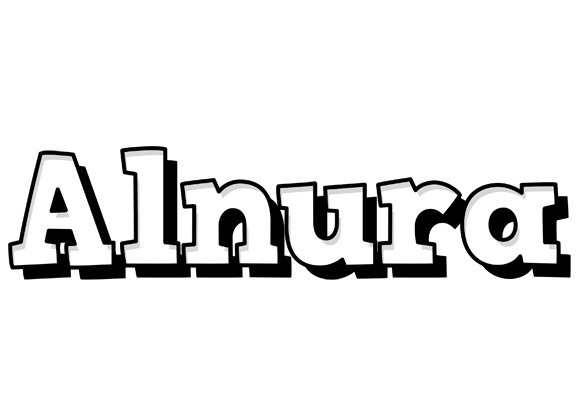 Alnura snowing logo