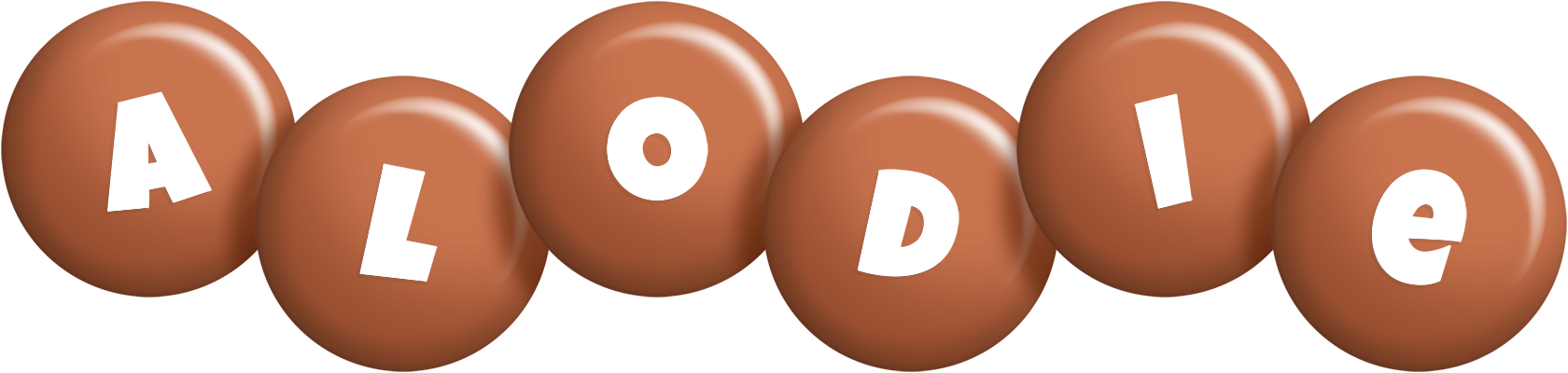 Alodie candy-brown logo