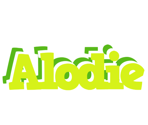Alodie citrus logo