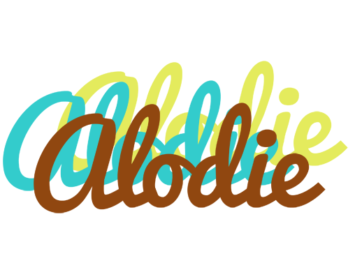 Alodie cupcake logo