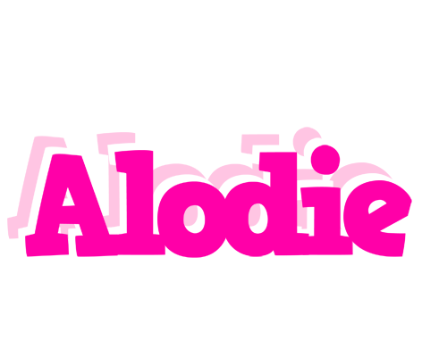 Alodie dancing logo