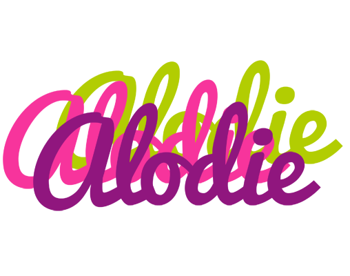 Alodie flowers logo