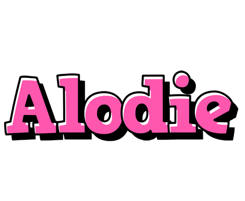 Alodie girlish logo