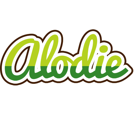 Alodie golfing logo