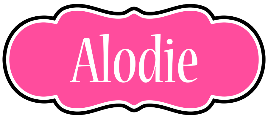 Alodie invitation logo