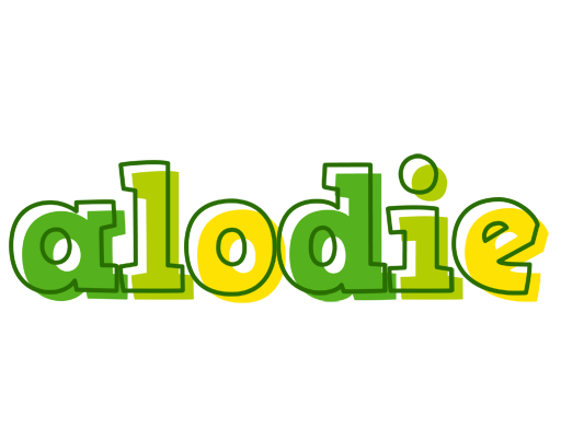 Alodie juice logo