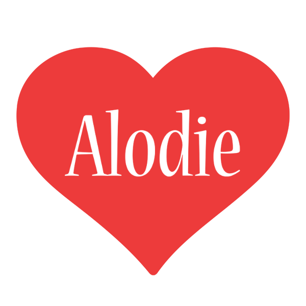 Alodie love logo