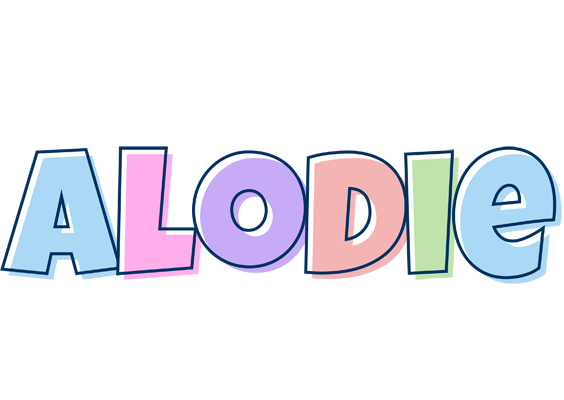 Alodie pastel logo
