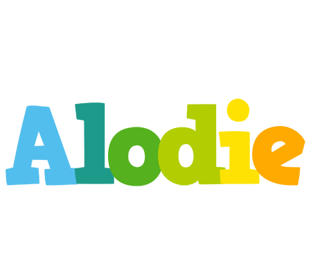 Alodie rainbows logo