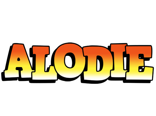 Alodie sunset logo