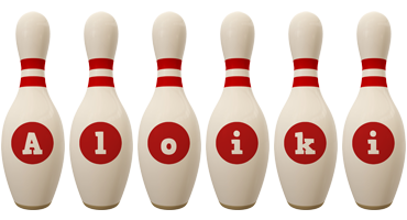 Aloiki bowling-pin logo