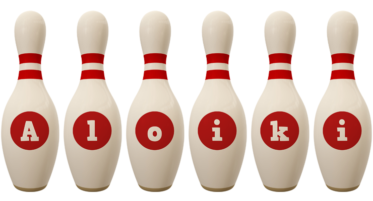 Aloiki bowling-pin logo