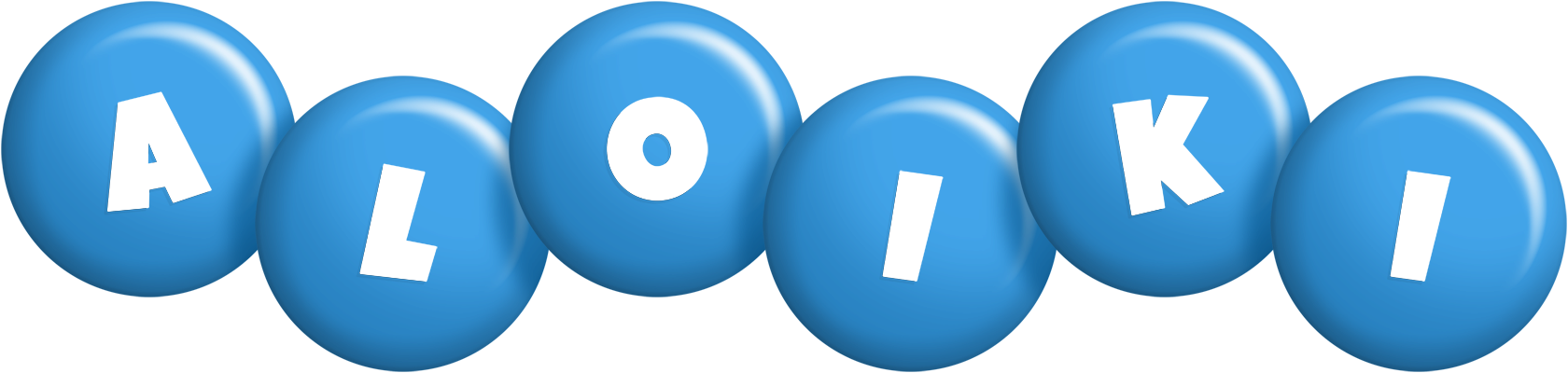Aloiki candy-blue logo