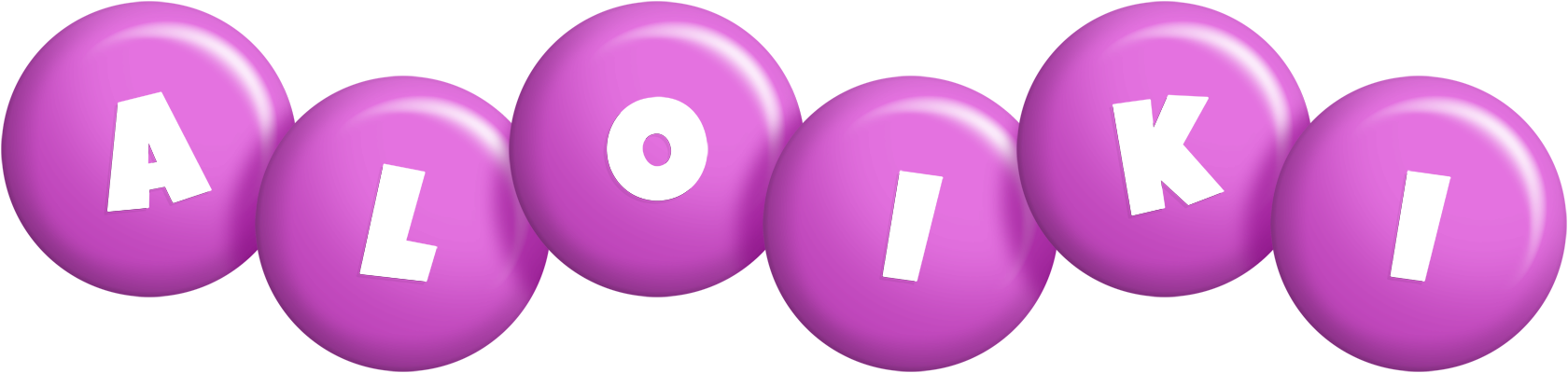 Aloiki candy-purple logo