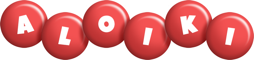 Aloiki candy-red logo