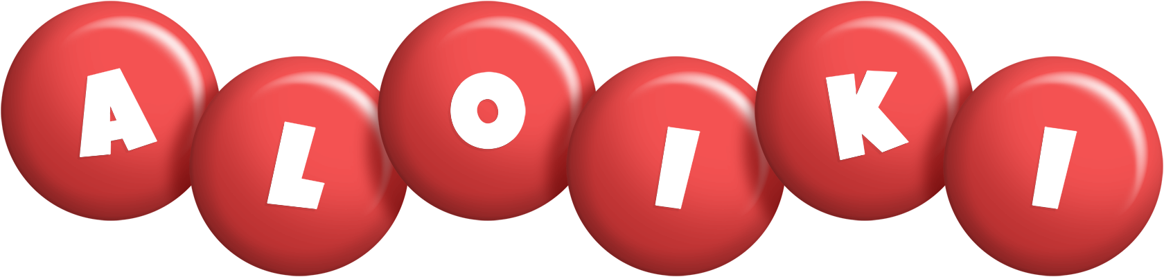 Aloiki candy-red logo