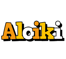 Aloiki cartoon logo