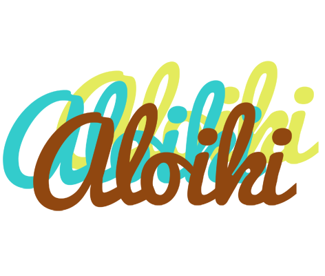 Aloiki cupcake logo