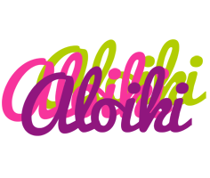Aloiki flowers logo