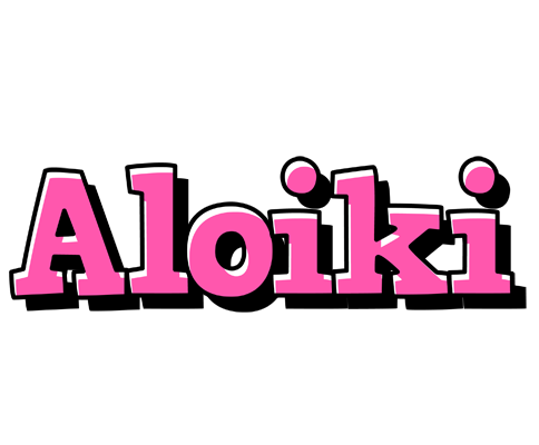 Aloiki girlish logo