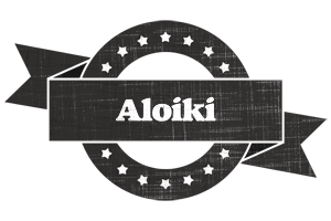 Aloiki grunge logo