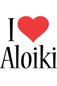 Aloiki i-love logo