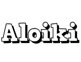 Aloiki snowing logo