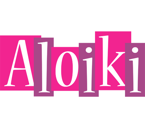 Aloiki whine logo