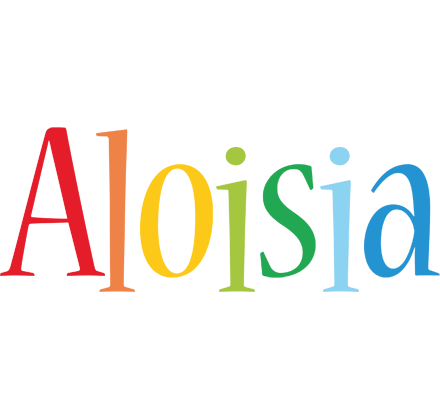 Aloisia birthday logo