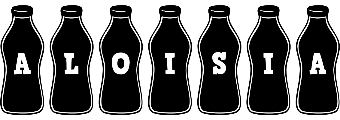 Aloisia bottle logo