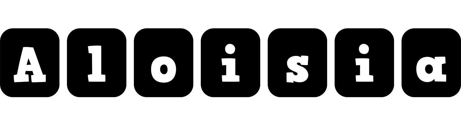 Aloisia box logo